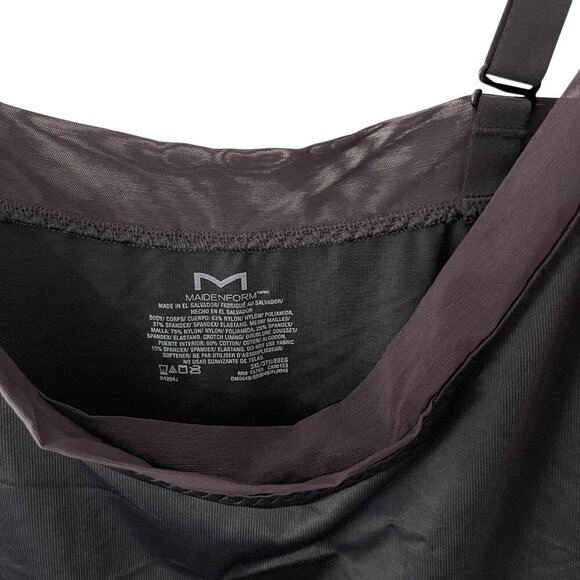 Maidenform Shapewear Open Bust Wear Your Own Bra Mid Thigh Bodysuit 3XL NEW - Picture 4 of 8